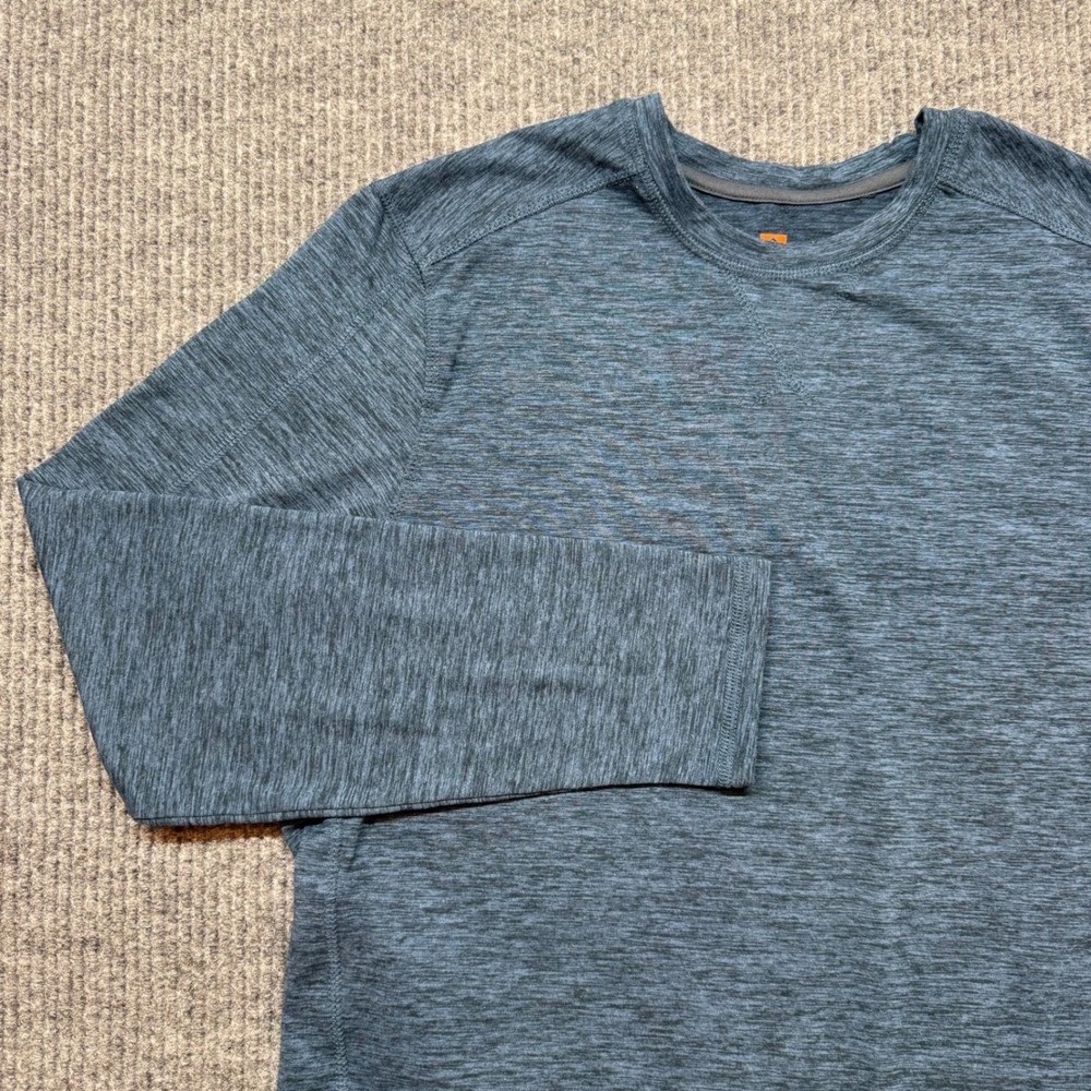 Rugged Elements Blue Small‎ Utility Shirt Stretch Performance Crew Neck Mens